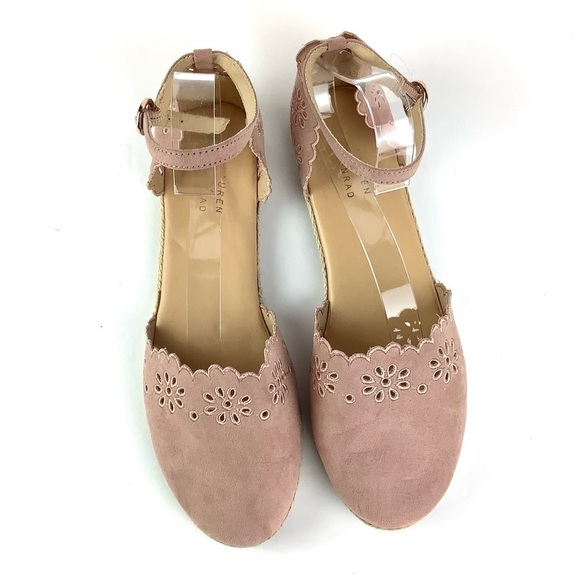LC LAUREN CONRAD PINK FLAT ESPADRILLES - Picture 4 of 8